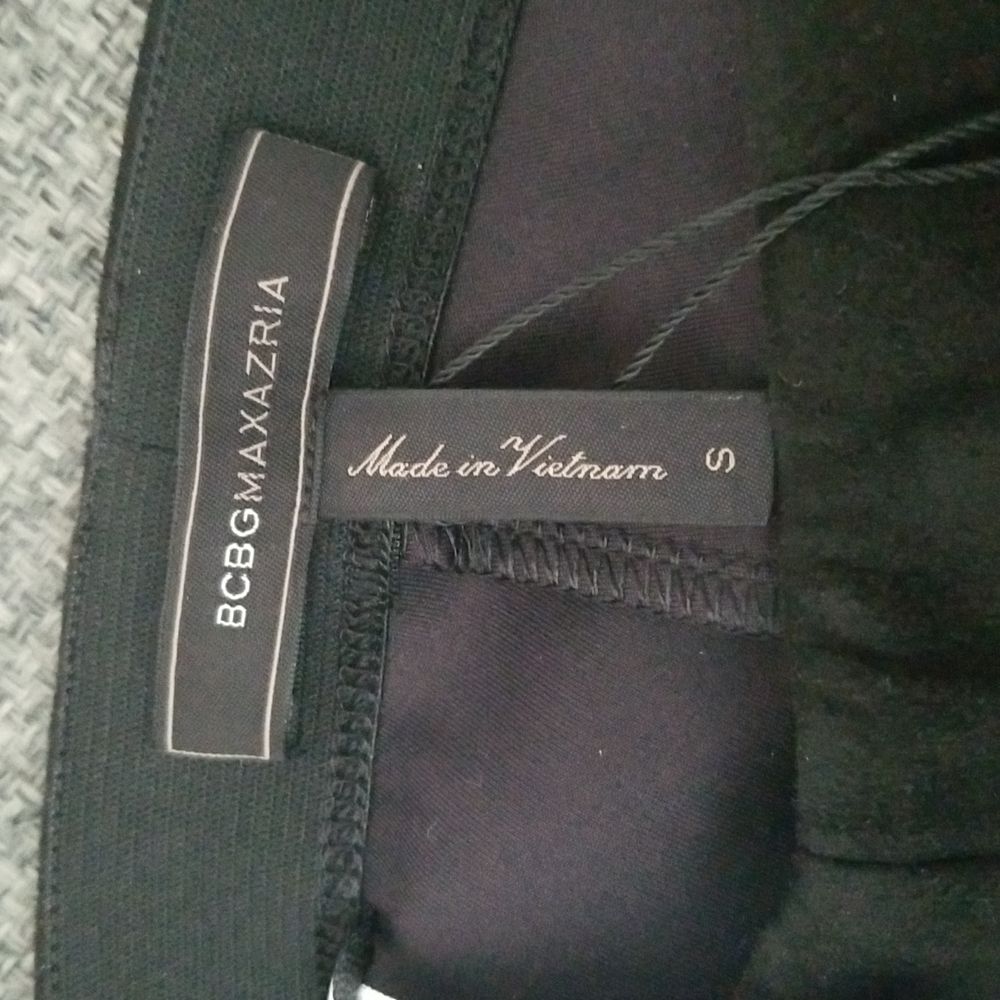 BCBG Black Faux Suede Pants - Picture 2 of 6